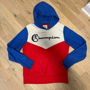 Champion X Todd Snyder Popover Colorblock RARE Hoodie Red White Blue